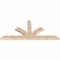 Ekena Millwork Richland Smooth Timber Gable Bracket, Douglas Fir, 84"W x 38"H x 3 1/2"D x 5 1/2"F, 11/12 Pitch GBW084X38X0406RIC00SDF - alternate 4